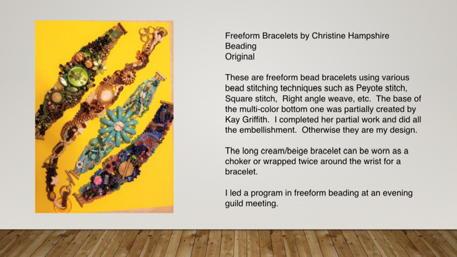 Freeform Bracelets - Christine Hampshire